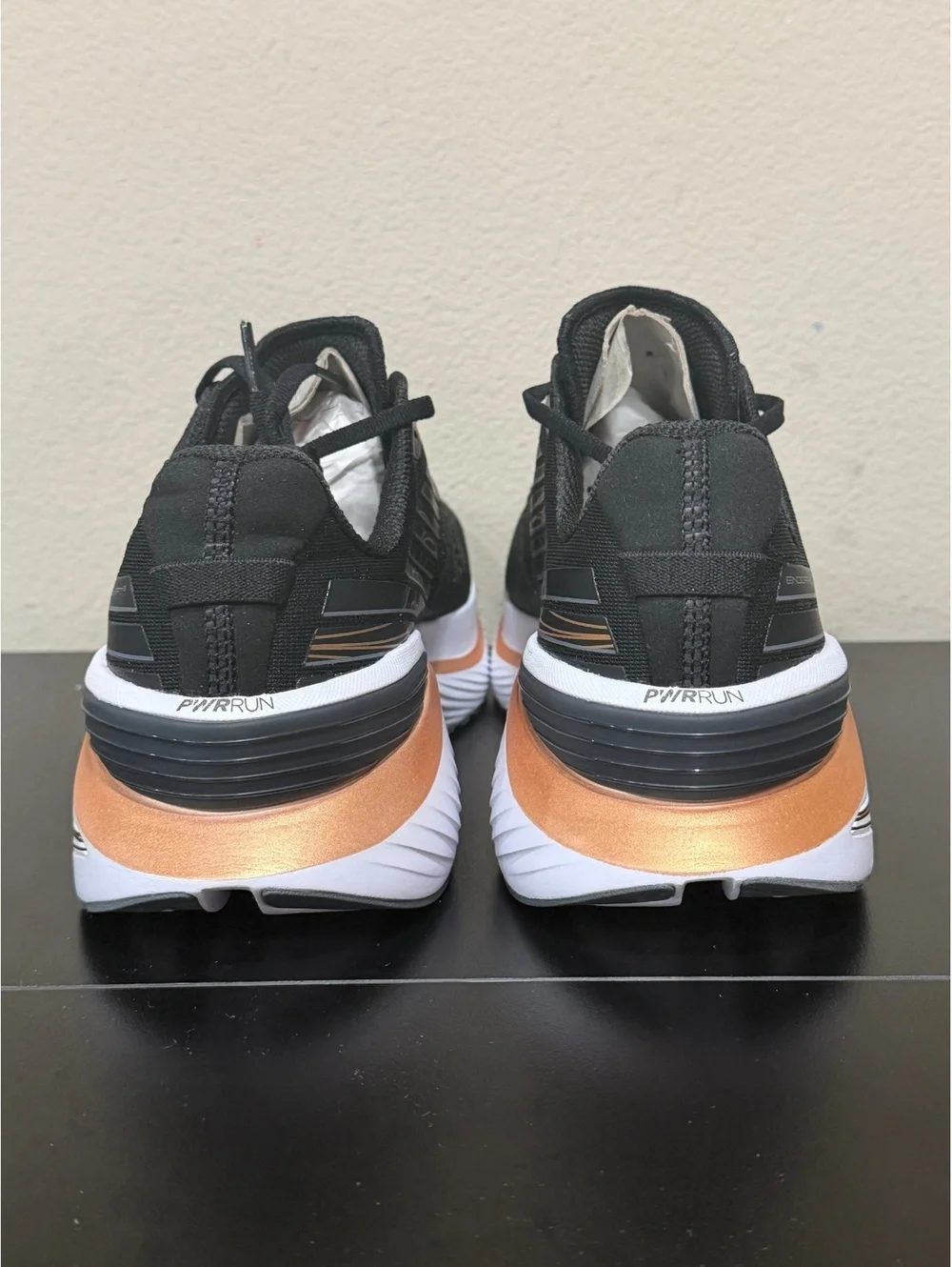 Size 10 - Saucony Endorphin Shift 3 Wide “Black Goldstruck”